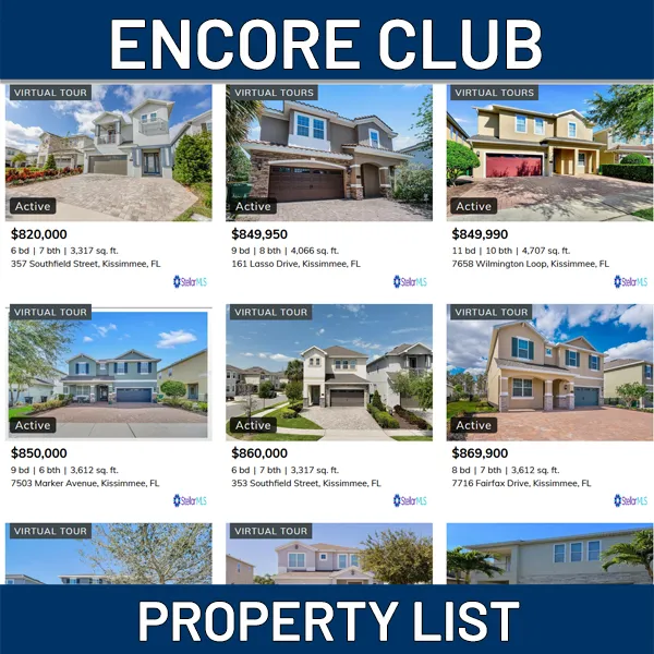 Encore Property List