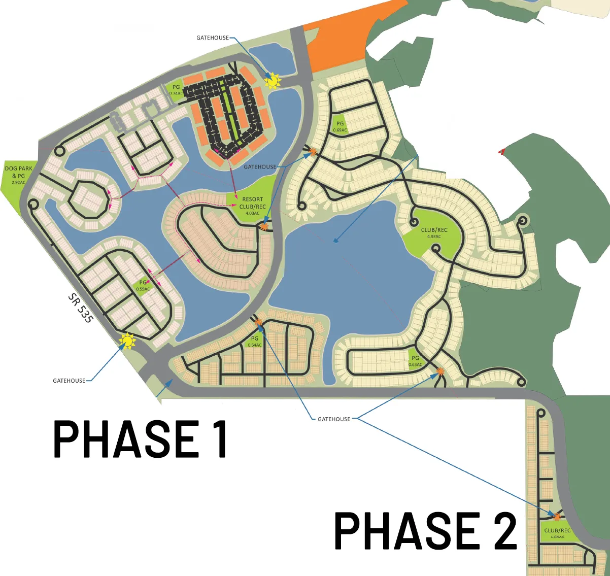 storey lake resort map