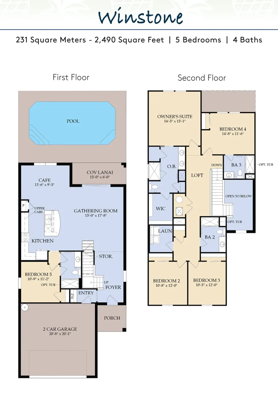 Winstone-Floorplan-2 Windstone Floor Plan at Windsor Island / Windsor Cay / Solterra