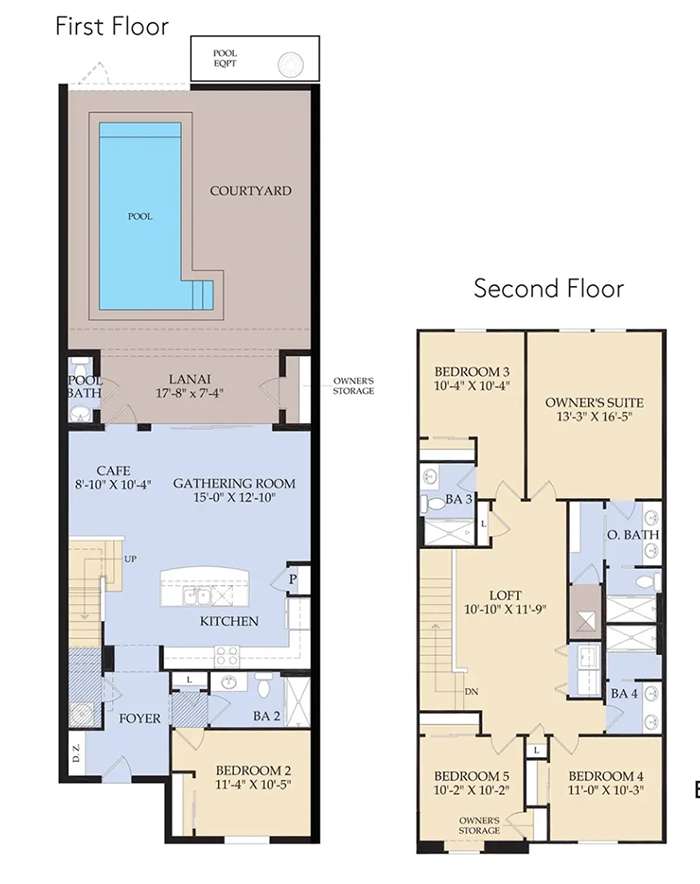 Castaway-Floorplan Castaway Floor Plan at Windsor Island / Windsor Cay / Solterra