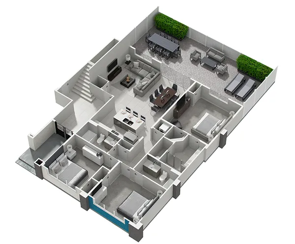 Diamond-3-Bedroom Spectrum Condo 3 Bedroom Diamond