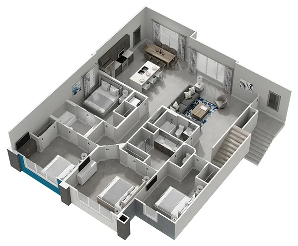 Sapphire-5-Bedroom-1st-floor Spectrum Condo 5 Bedroom Sapphire