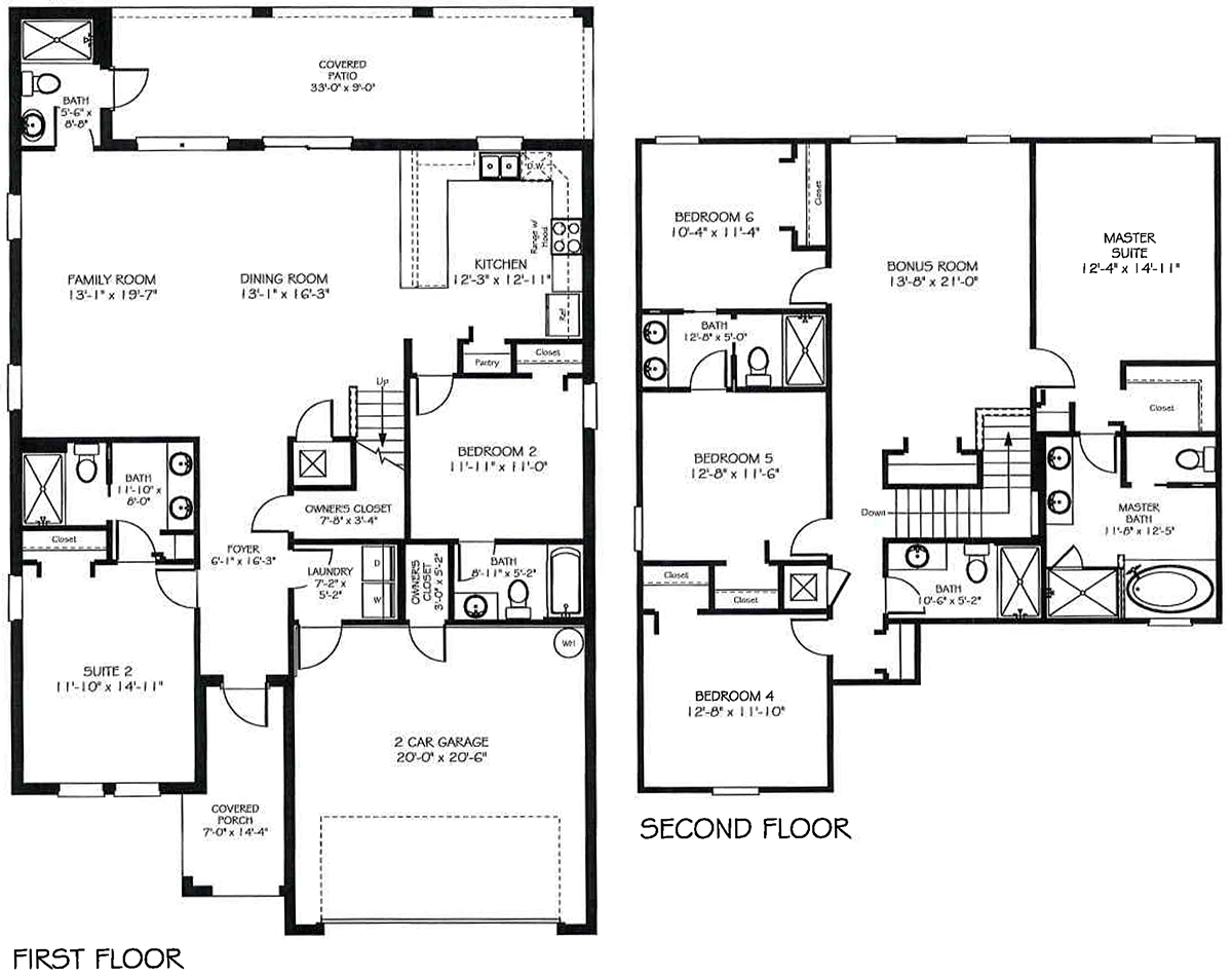 cayman-floor-plan The Cayman Floor Plan at ChampionsGate Resort by Lennar