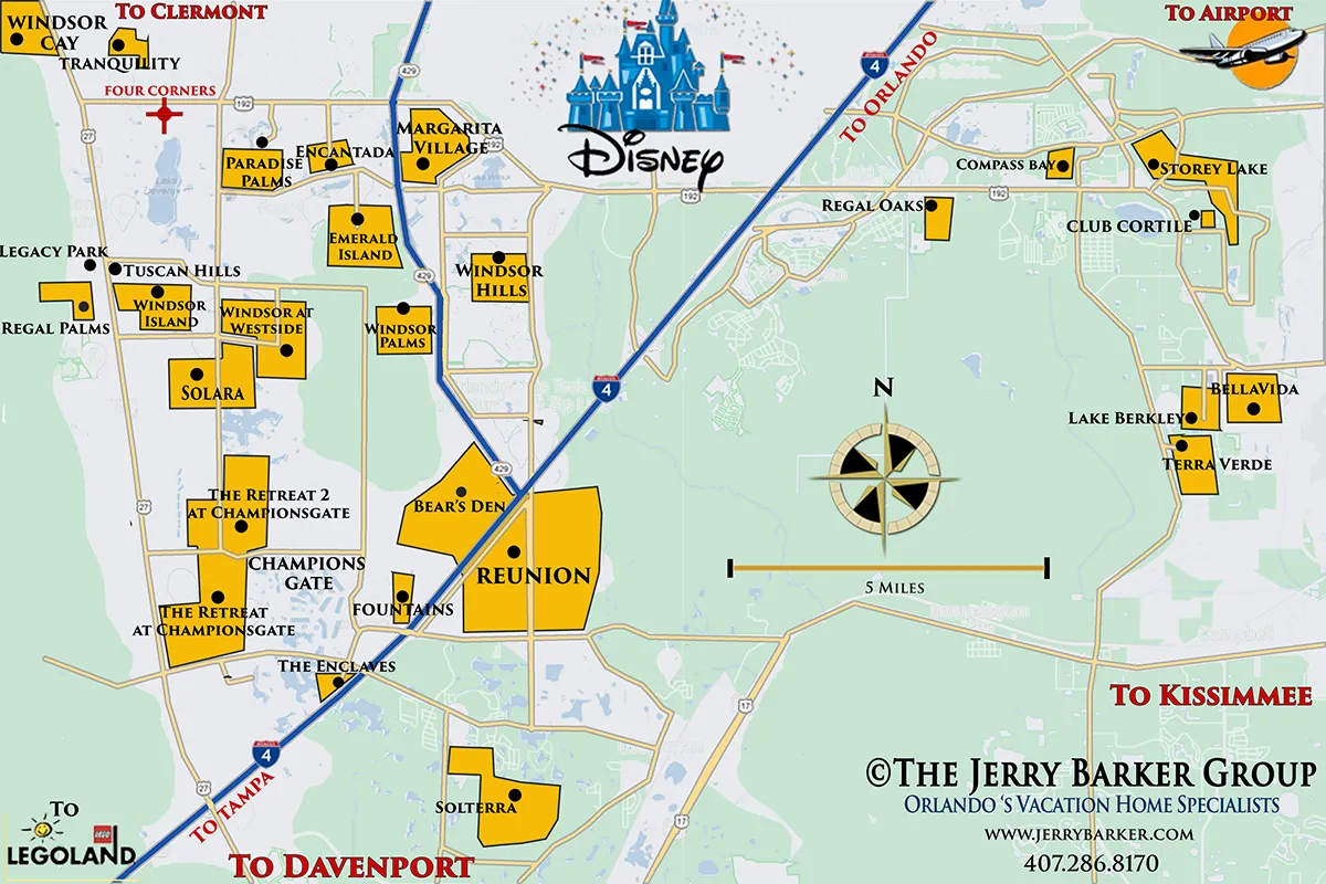 resort-map-th Townhomes Map Vacation Homes Orlando
