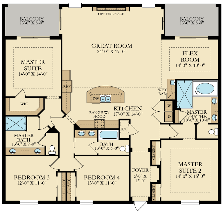 storey-lake-portofino-a The Portofino A Floor Plan and Storey Lake