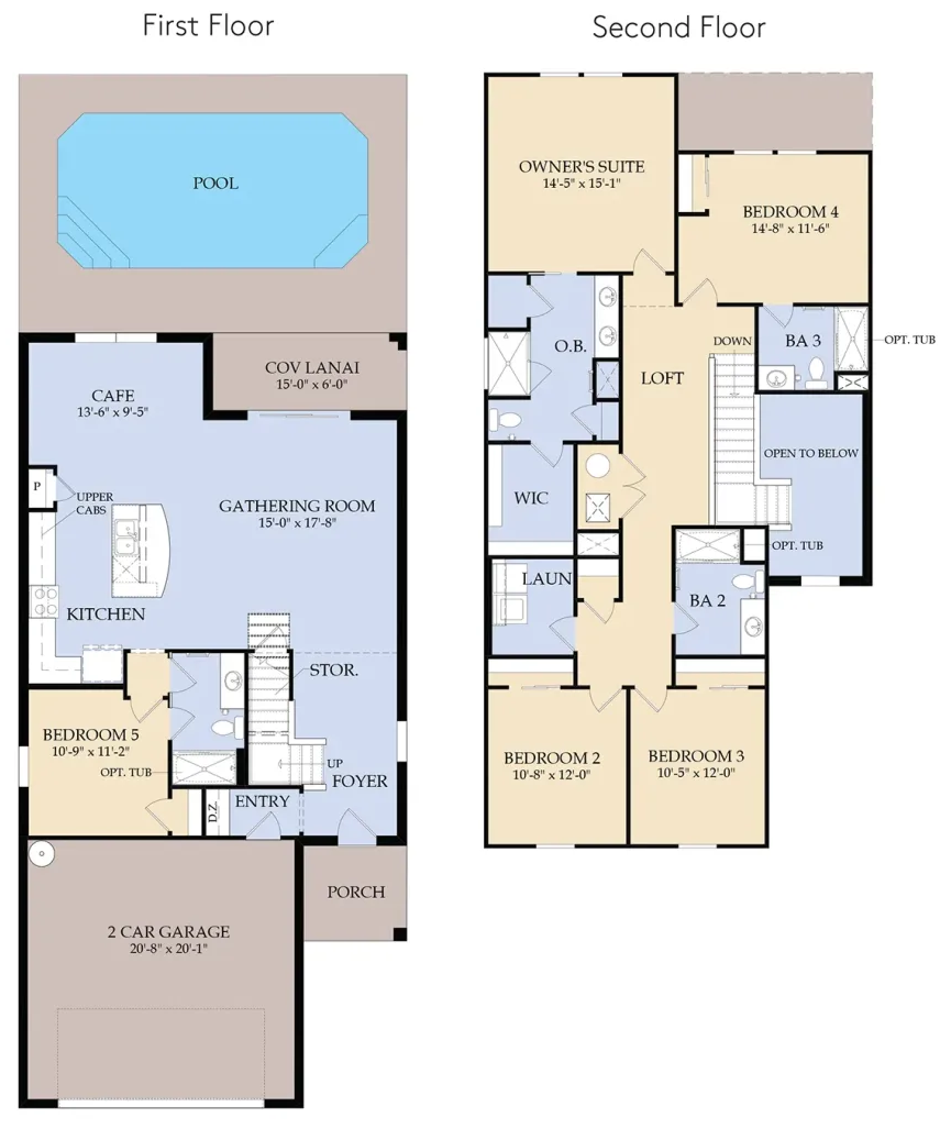winstone-floor The Winstone by Pulte Homes