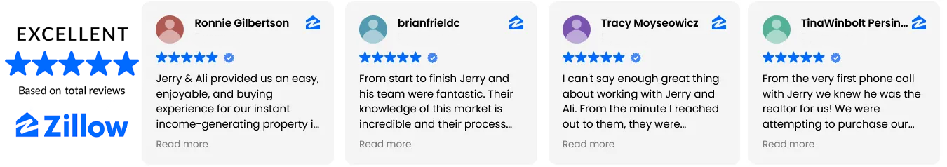 Client Testimonials and Zillow Reviews